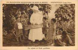 Mai13 1722 : Léopoldville  -  Franciscaines Missionnaires De Marie En Mission  -  Enfants Africains De L'école Gardienne - Kinshasa - Léopoldville