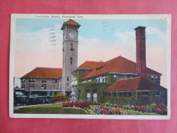 Train Depot--Portland,OR--cancel 1930--PJ116 - Portland