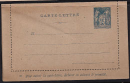 B0160 FRANCE, Preprinted Letter Card, Unused - Letter Cards