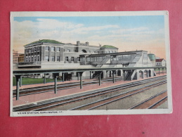 Train Station--Burlington,VT--cancel No Year--PJ117 - Burlington