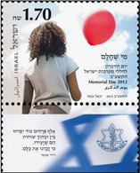 ISRAEL..2012..Michel # 2288...Memorial Day 2012..MNH. - Unused Stamps (with Tabs)