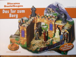 LOTR - DRAGON - DIORAMA EN CARTON A MONTER POUR KINDER SEIGNEUR DES ANNEAUX SERIE 2 - Komplettsets