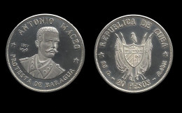 CUBA . ANTONIO MACEO . 20 PESOS  . 1977 . - Kuba