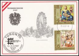Austria 1987, Card - Briefe U. Dokumente