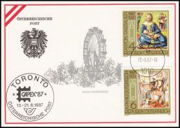 Austria 1987, Card - Lettres & Documents