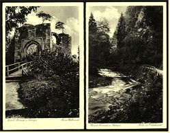 2 X Kurort Berneck / Fichtelgebirge , Ruine Wallenrode + Oelschnitztal , Ansichtskarte Ca.1930  (1831) - Bayreuth