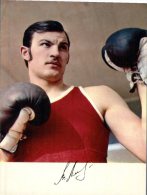 (777) Russian Olympic Games Winner Autograph Postcard - Sport : Boxing - Boksen