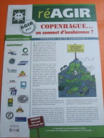 Dépliant 6 Pages : RéAgir, Campagne N°31 : Copenhague, Un Sommet D'incohérence ? 2009 - Medicina & Salud