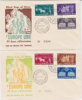 E430 - LUXEMBOURG Yv N°443/48 FDC - FDC
