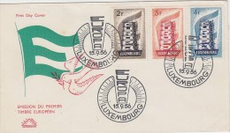 E431 - LUXEMBOURG Yv N°514/16 FDC EUROPA CEPT - FDC