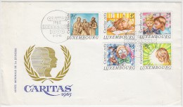 E434 - LUXEMBOURG Yv N°1088/92 FDC - FDC