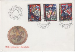 E438 - LUXEMBOURG Yv N°1177/79 FDC - FDC