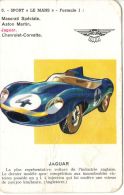 Carte à Jouer  - SPORT LE MANS - FORMULE 1 - JAGUAR D TYPE 1954-1956 - Cars