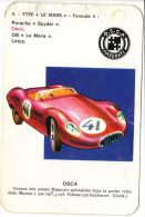 Carte à Jouer  - TYPE LE MANS - FORMULE 2 - OSCA O.S.C.A. MASERATI MT4 1954 - Cars