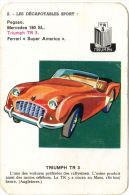 Carte à Jouer  - LES DECAPOTABLES SPORT - TRIUMPH TR 3 - Autos