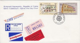 E498 - CHYPRE Yv N°746/47 FDC  EUROPA CEPT - Cartas