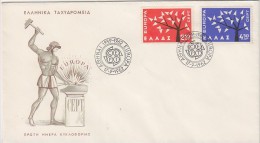 E500 - GRECE GREECE Yv N°774/75 FDC  EUROPA CEPT - FDC