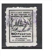 0781-SELLO FISCAL MUTUALIDAD MINISTERIO COMERCIO 50 PESETAS .ANTIGUO SELLO FISCAL MUTUALIDAD DE FUNCIONARIOS DEL MINISTE - Fiscales