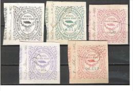 0785-SERIE COMPLETA COLEGIO NOTARIAL VALENCIA 12 REALES.5 COLORES.ALTO VALOR,OFERTA.FILATELIA FISCAL,FISCALES.REVENUE. - Fiscales