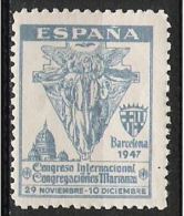 977-VIÑETA AÑO 1947 BARCELONA CONGREGACIONES MARIANAS C - Fiscales