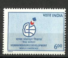 INDIA, 1994, World Conference On Human Resourse Development, New Delhi,  MNH, (**) - Nuevos