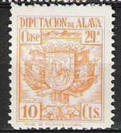 989-SELLO FISCAL DIPUTACION FORAL ALAVA 1940** MNH  REVENUE LOCAL REVENUE - Fiscales
