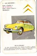 Carte à Jouer  - LES LIMOUSINES - CITROEN DS 19 - Autos