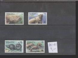 Vanuatu ** 782-785 Wassertiere - Vanuatu (1980-...)