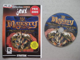 Jeux PC : Majesty The Fantasy Kingdom + Extension Terres Du Nord   2 Jeux & - Jeux PC