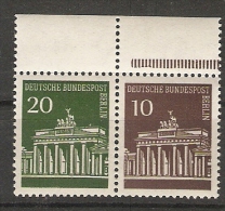 Germany (Berlin) 1966  MH.5  (**) MNH  Mi.W 41 - Se-Tenant