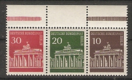 Germany (Berlin) 1966  MH.5  (**) MNH  Mi.W 43 - Zusammendrucke