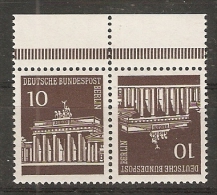 Germany (Berlin) 1966  MH.5  (**) MNH  Mi.K 5 - Se-Tenant