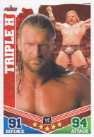 Carte CATCH SLAM ATTAX MAYHEM RAW TRIPLE H - Tarjetas