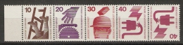 Germany (Berlin) 1972  MH.8  (**) MNH  Mi.W 47 + K 7 - Se-Tenant