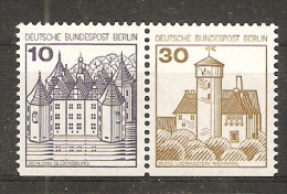 Germany (Berlin) 1980  MH.11  (**) MNH  Mi.W 68 - Zusammendrucke