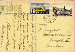 Pro Patria - Bundesfeier 1943., 1943., Switzerland, Carte Postale - Briefe U. Dokumente