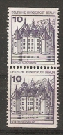 Germany (Berlin) 1977  MH.10  (o)  Mi.532 C/D - Se-Tenant