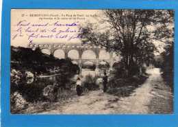 30 - REMOULINS - Le Pont Du Gard - Les Bords Du Gardon - Circulée En 1919  Animée - TBE - - Remoulins