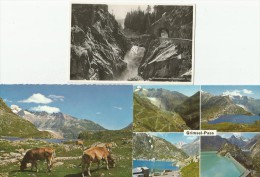 GRIMSEL Grimselpass Innertkirchen - Gletsch Totensee Handeggfall 5 Karten - Innertkirchen