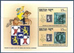 1990 BHOUTAN  BF 251** Penny Black - Bhutan