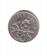 SINGAPORE    50  CENTS  1995 (KM # 102) - Singapur