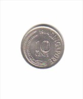 SINGAPORE    10  CENTS  1984 (KM # 3) - Singapur