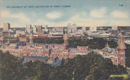 Florida Tampa The University Of Tampa And Skyline Of Tampa - Tampa