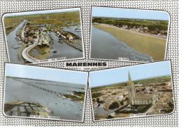 CPSM MARENNES (Charente Maritime) - 4 Vues - Marennes