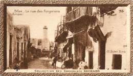 Chromos Réf. C442. Chocolat Suchard - Collection Coloniale 75 - Sfax - LA Rue Des Forgerons - Tunisie - Suchard