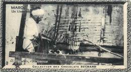 Chromos Réf. C448. Chocolat Suchard - Collection Coloniale 83 - Maroc, Fez - Un Tisserand - Suchard