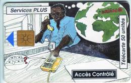 ***Télécarte à Puce Du BENIN   Accès Contrôlé   50Unités Vide B  A Saisir *** - Benin