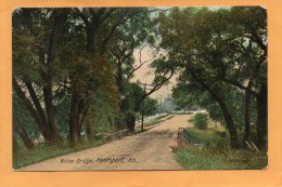 Hantsport NS Willow Bridge 1905 Postcard - Autres & Non Classés