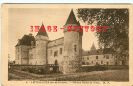 47 - CASTELJALOUX - Chateau Féodal Du Sendat - Dos Scanné - Casteljaloux
