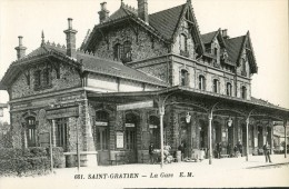 CPA Saint Gratien - La Gare - Saint Gratien